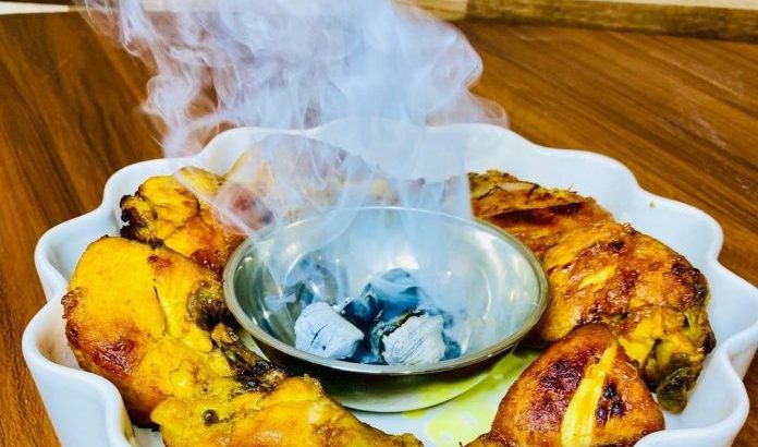 طرز تهیه مرغ زغالی