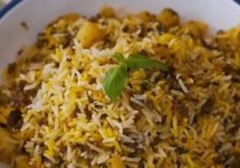 طرز تهیه ریحان پلو