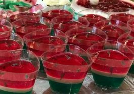 طرز تهیه ژله شب یلدا لیوانی