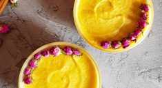 نحوه تهیه فرنی کدو حلوایی مقوی و راحت با آرد برنج مرحله به مرحله 2 طرز تهیه فرنی کدو حلوایی