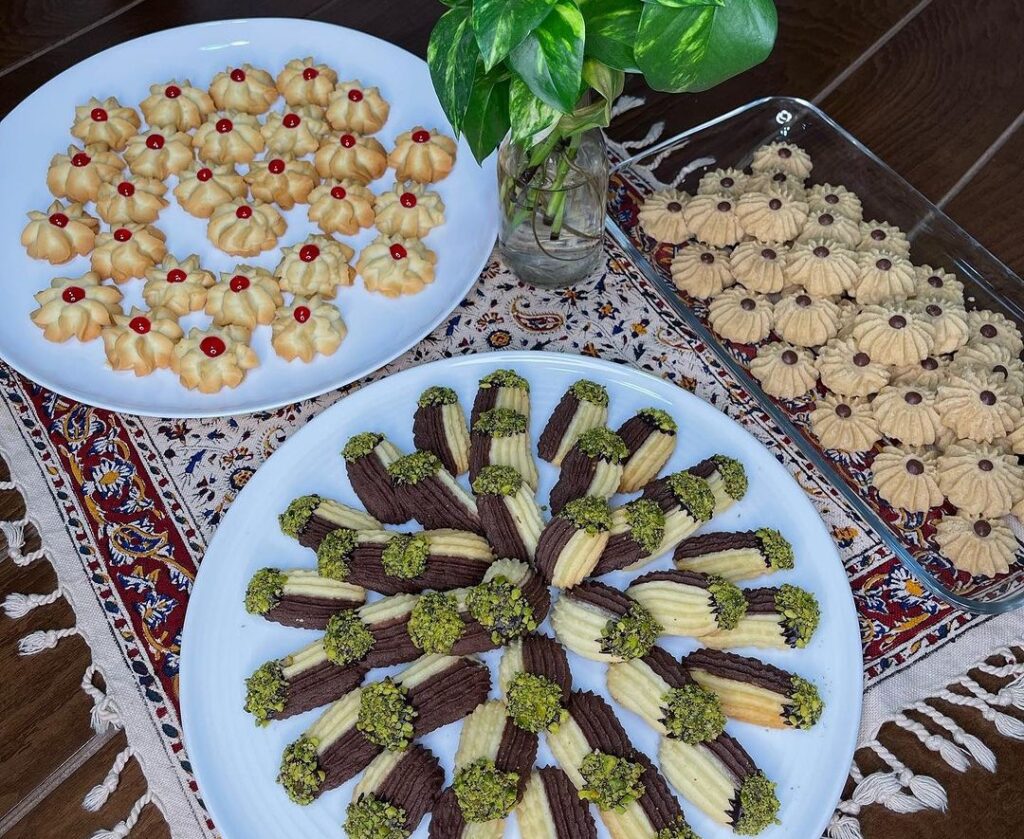 نحوه تهیه شیرینی رسپیری با طعم نسکافه و کره اختصاصی نوروز 4 طرز تهیه شیرینی رسپیری
