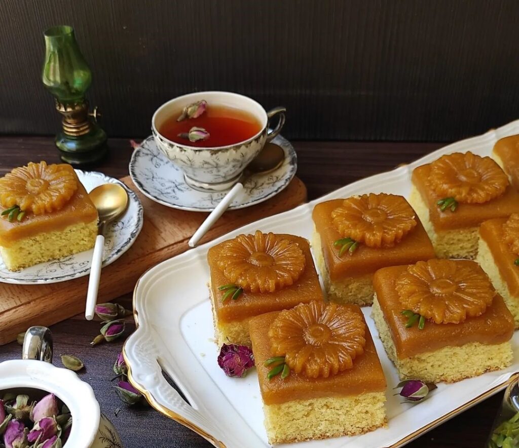 طرز تهیه کیک حلوا