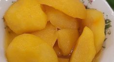 نحوه تهیه کمپوت سیب بدون شکر رژیمی و عالی با عسل_نارنجی پوش 2 طرز تهیه کمپوت سیب بدون شکر