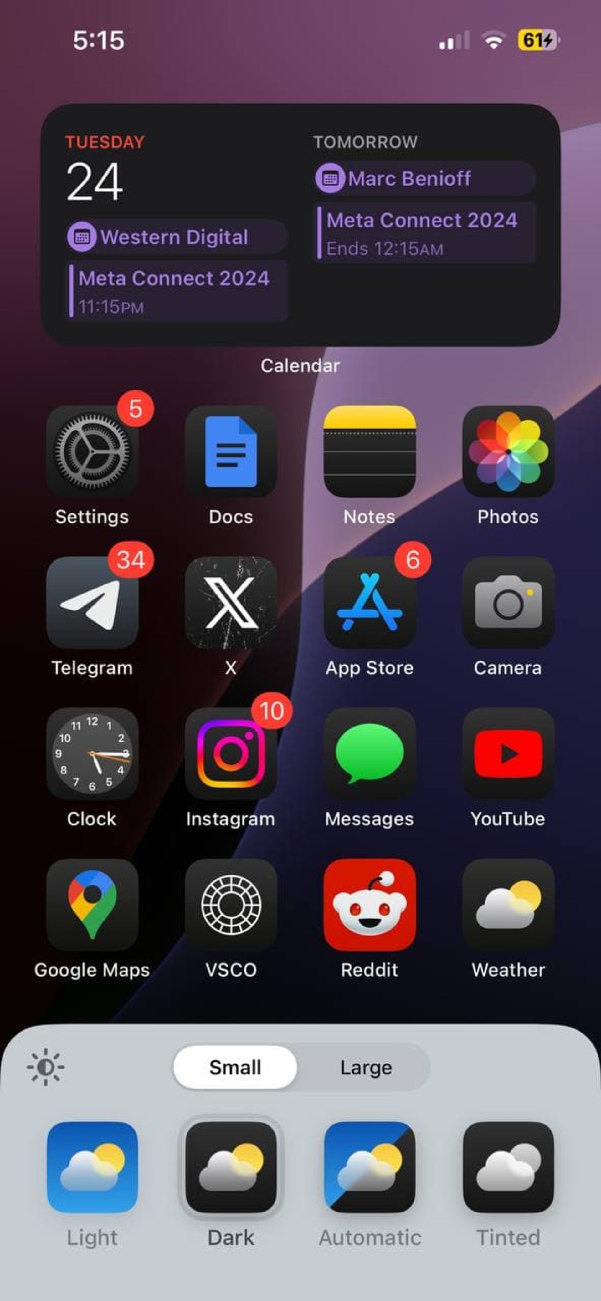 بازدید iOS 18: آپدیتی هوشمندانه حتی بدون هوش اپل_نارنجی پوش 20 حالت تاریک آیکونها در iOS 18