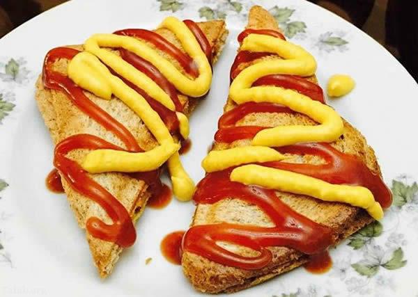 نحوه تهیه اسنک پیتزایی با خمیر خانگی و مرغ در فر_نارنجی پوش 2 طرز تهیه اسنک پیتزایی
