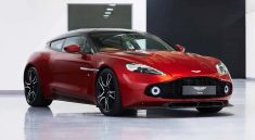 نمای سه‌چهارم جلو استون مارتین Vanquish Shooting Brake Zagato
