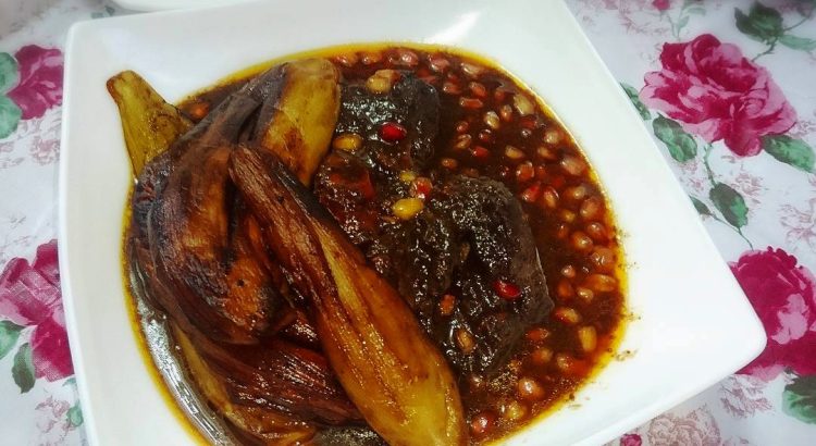 خورش انار و بادمجان