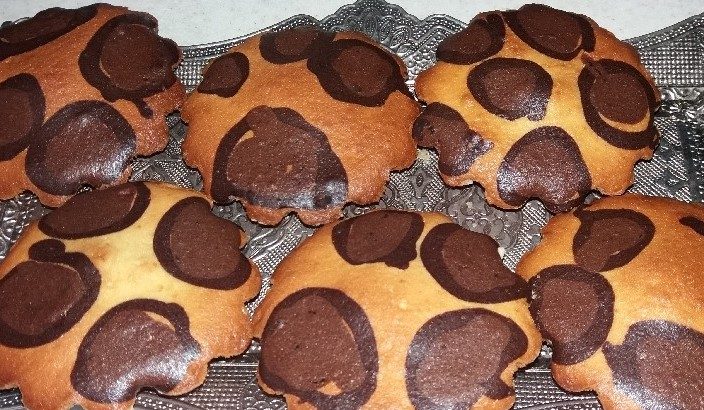 طرز تهیه کاپ کیک پلنگی