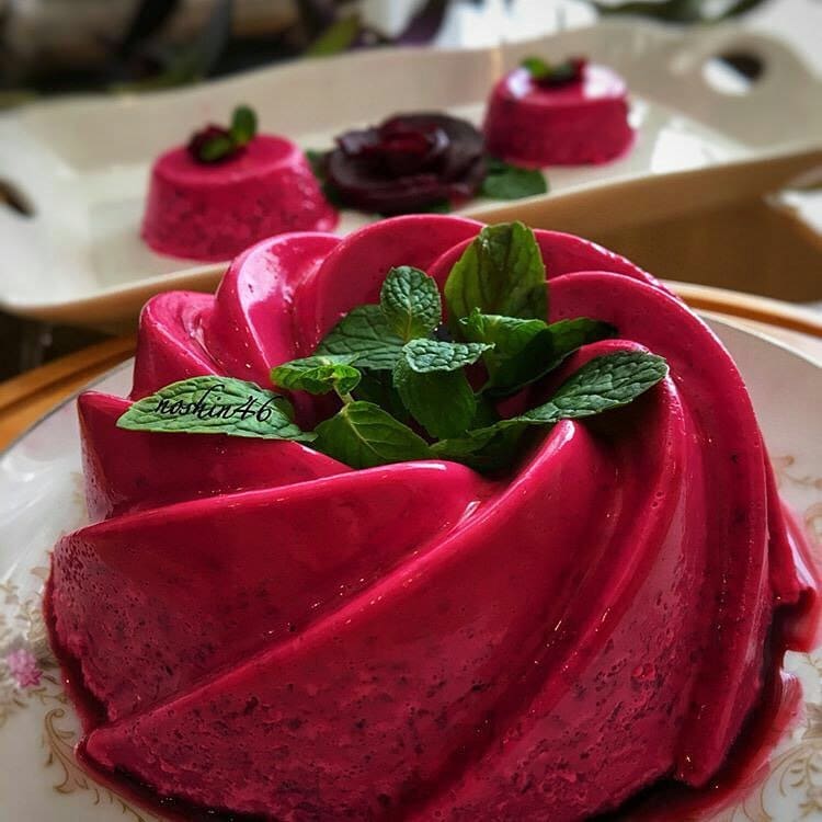 نحوه تهیه دسر لبو قرمز برای شب یلدا با ماست و ژلاتین_نارنجی پوش 4 طرز تهیه دسر لبو
