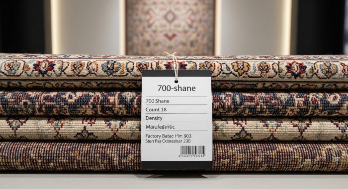 مشخصات فرش ۷۰۰ شانه تقلبی چیست_نارنجی پوش 8 فرش 700 شانه کاشان