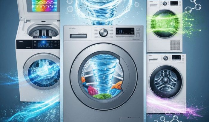 بررسی جامع نوآوریهای هوشمند ماشینهای لباسشویی ۲۰۲۵: از AI تا شستشوی بدون آب