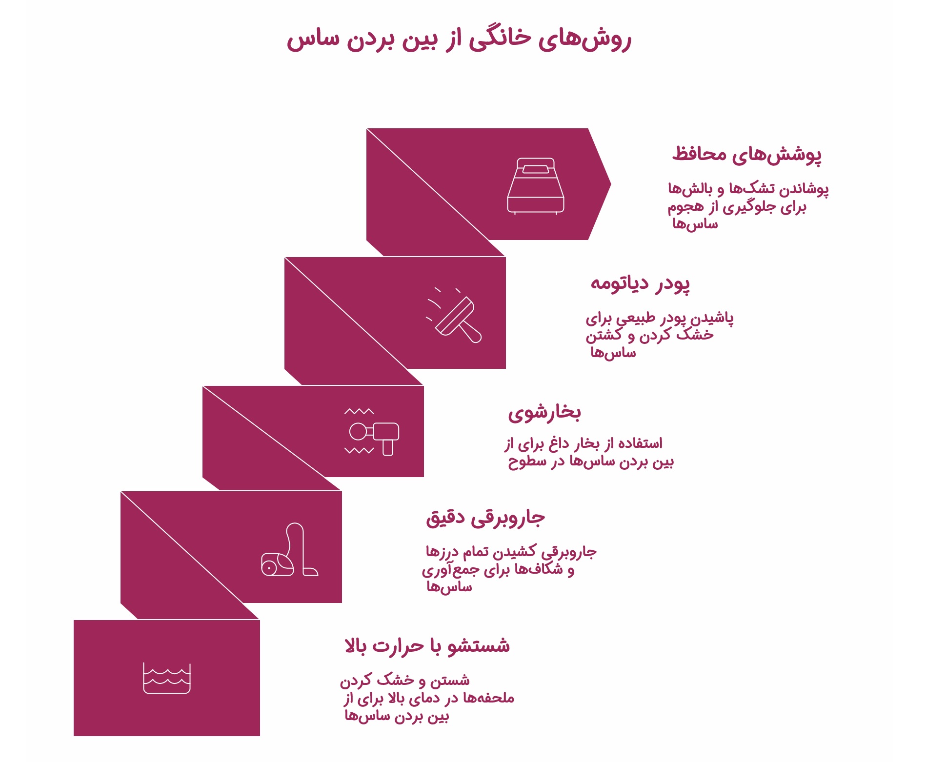 از بین بردن ساس | این حشره از چه چیزی بدش می آید_نارنجی پوش 12 اینفوگرافیک از بین بردن ساس