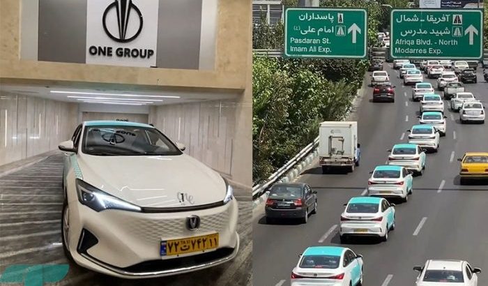 تاکسی‌های برقی بابک زنجانی بدون مجوز در خیابانهای تهران ظاهر شدند