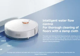 جاروی رباتیک Robot Vacuum S40C شیائومی درحال نظافت